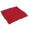 Foulard Rouge en soie 22 cm x 22 cm