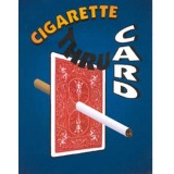Cigarrillo a través de una cartas