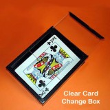 Clear Card Change Box