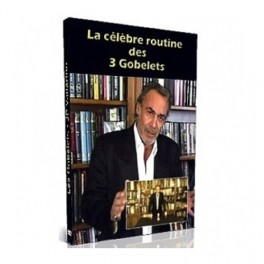 DVD La celebre routine des 3 gobelets par J-P Vallarino