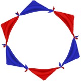 Cercle de 6 foulards magique 
