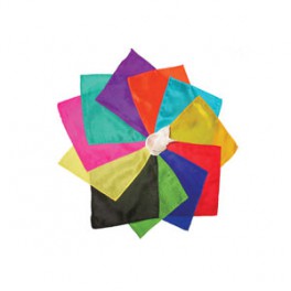 Foulards Soie Couleur 15cm x 15 cm