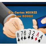 Six Cartes Noires et une Rouge !