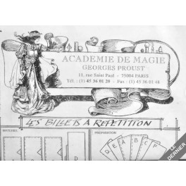 MAGIE PRESTIDIGITATION LES BILLETS A RÉPETITION