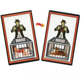 Pocket Lady To Tiger Magic Trick Card